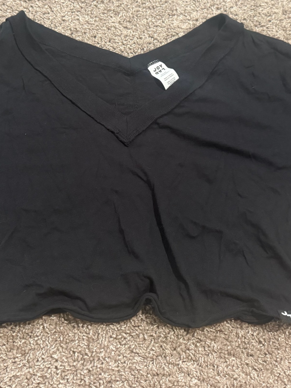 Black V-Neck Women’s Top size small